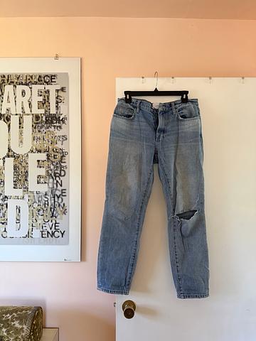 light wash jeans