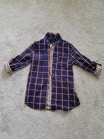Checkered Button-Up
