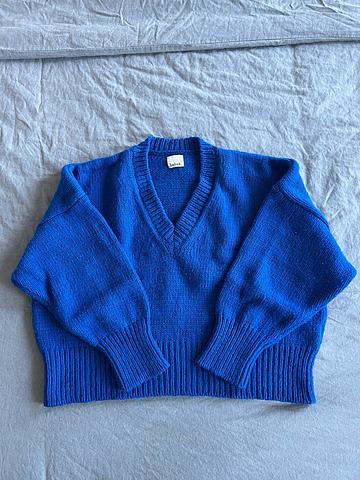 Babaa Jumper No. 75, wool, in Winterskies