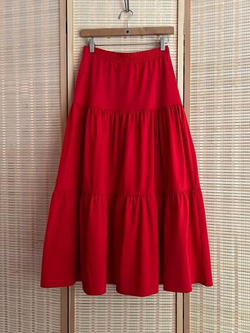 Tiered midi skirt (S)