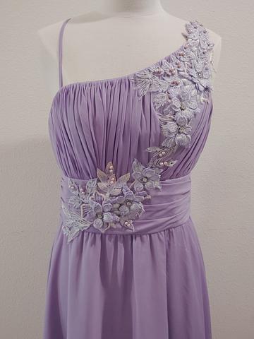 Handmade A-line Chiffon Maxi Dress