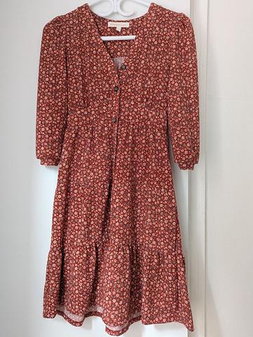 Floral button dress