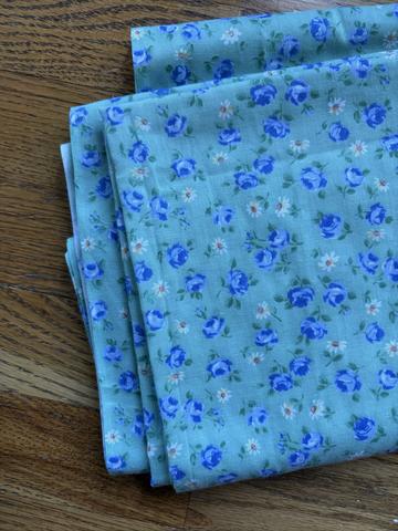 Vintage Floral Fabric 3yd