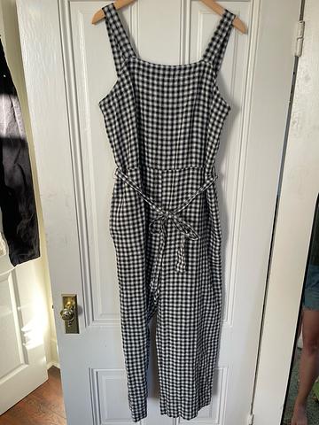 Square neck jumpsuit