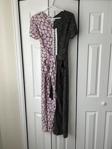 Mixed Pattern Jumpsuit