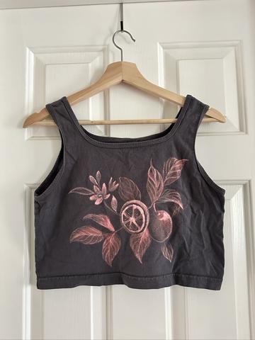 Hand painted crop top