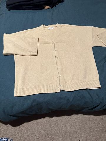 V Neck Knit Cardigan
