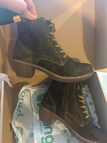 Suede ankle boots