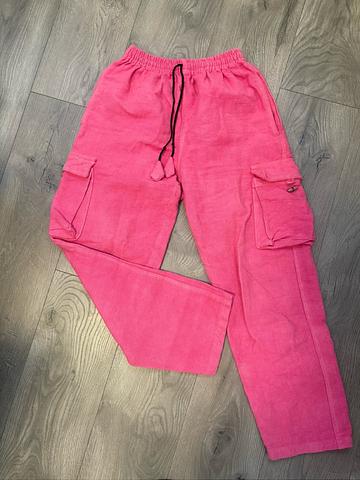 Pink Cargo Pants