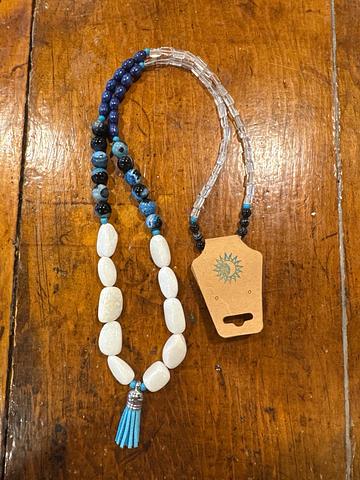 Long beaded necklace