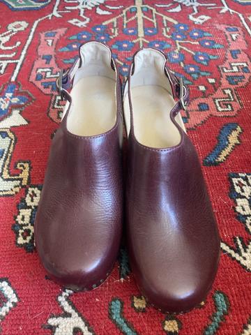 Burgundy Clogs