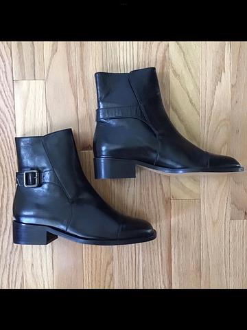 Emerson Fry *Sample* Black Leather Ankle Boots
