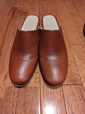 Nisolo Paloma mule brandy