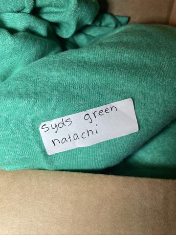 Five yards poly blend Syds Green