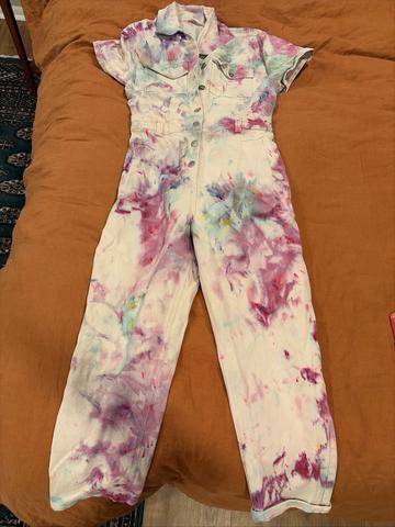 Ice dyed jumpsuit