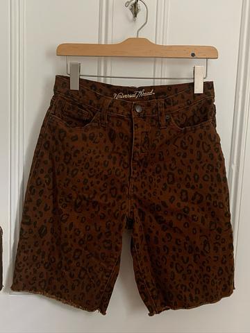 Cheetah print Jorts