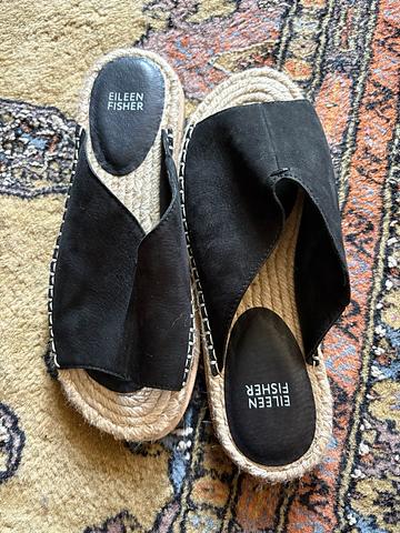 Milly Tumbled Nubuck Espadrille Sandal