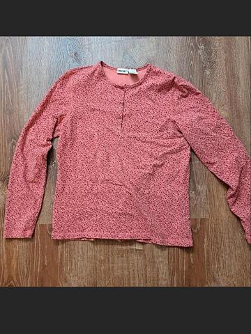 Floral Henley Long Sleeve