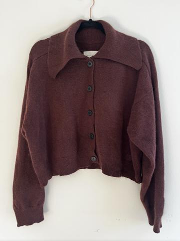 Soft button sweater