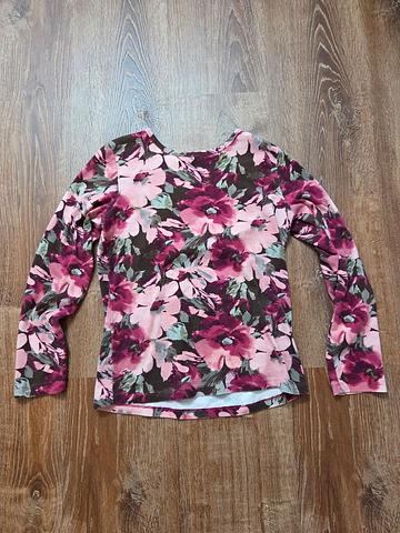 Rose Print Long Sleeve Shirt