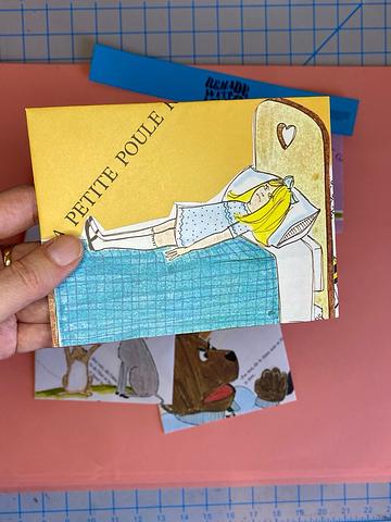 French feelings mail art (set of 6, A2)