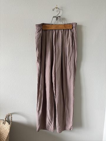 Silk trousers