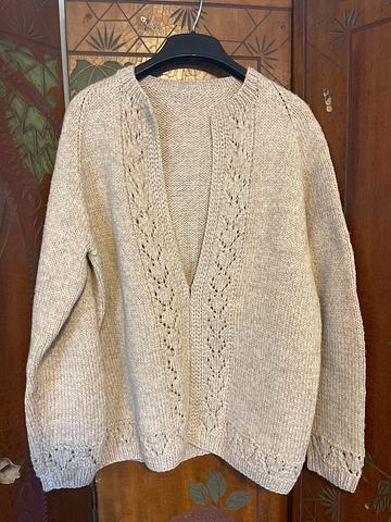 Wool knit sweater