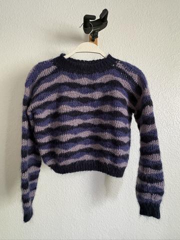 Crocheted Wavy Sweater