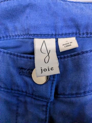 Wide leg blue tencel pants
