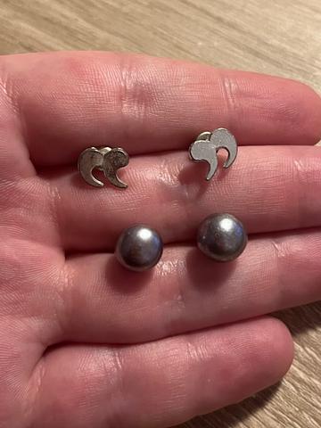 Stud earrings