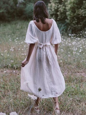bellflower midi dress