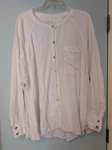 Button up tunic blouse