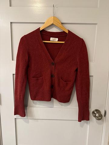Cropped Cardigan Sweater
