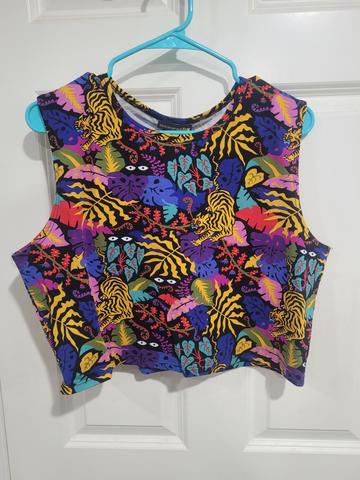 Nooworks top tropicalia xl NWT