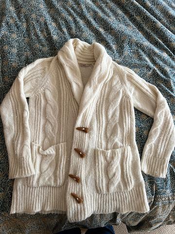 Alpaca sweater cardigan