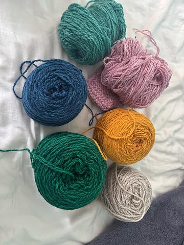 Harrisville Highland wool yarn