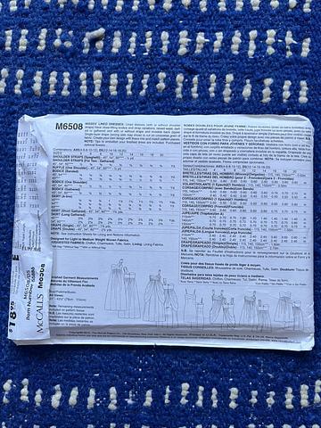 McCall’s M6508 Pattern