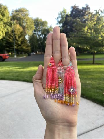 Groovy Gals (choose ur own adventure) fringe earrings