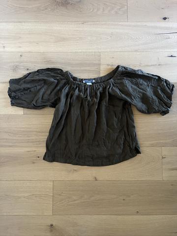Off the Shoulder Linen Top