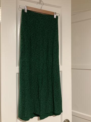 Reformation midi length skirt