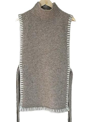 Blanket stitch vest