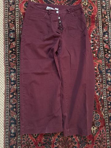 maroon pants