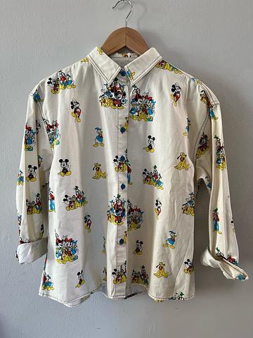 Mickey & Friends button down shirt