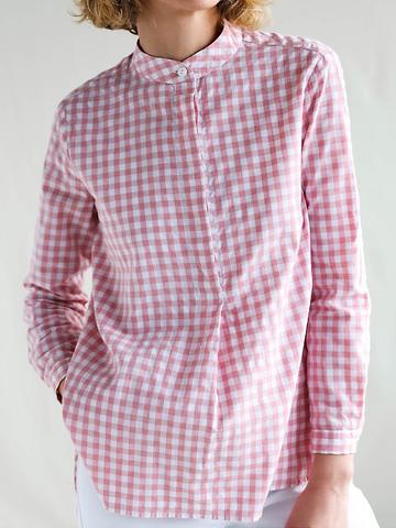 Gingham Long Sleeve Top