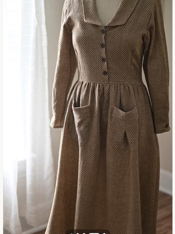 Let’s Backtrack The Artist 1930’s Peter Pan Collar Dress