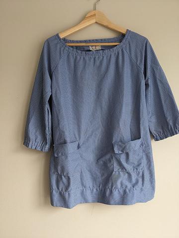 1970s Gingham Blouse