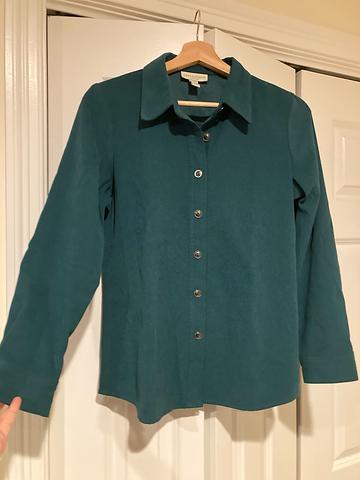 Green Buttoned Blouse