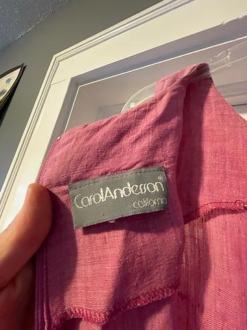 Carol Anderson linen slip dress