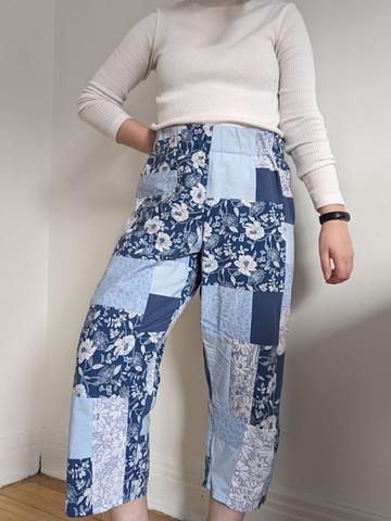 Patchwork Pomona pants - floral