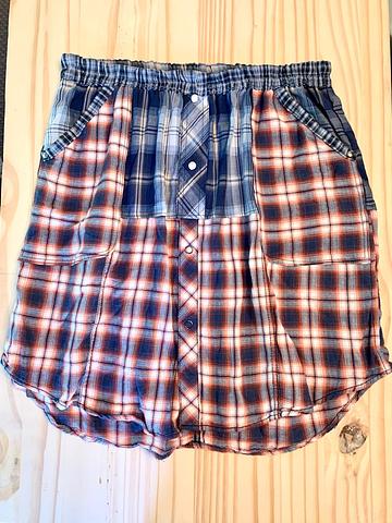 Cowgirl Chic Upcycled skirt